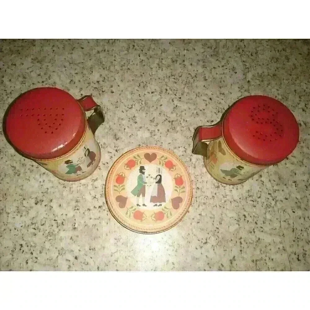 Vintage J.S.N.Y. Salt & Pepper Shaker With Candle Made In China
